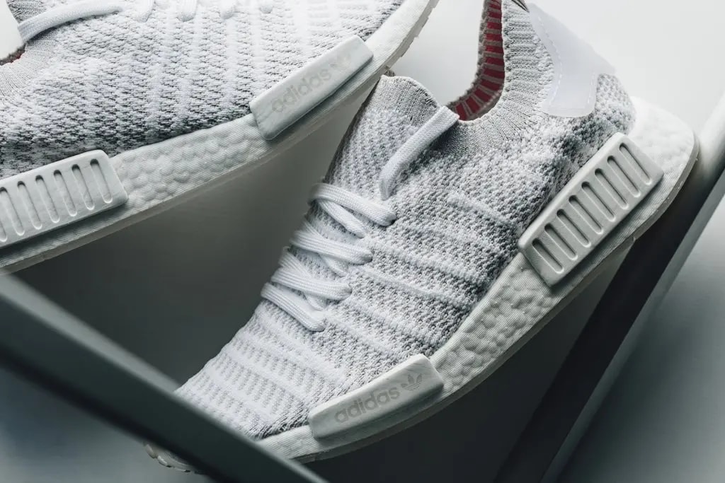 Giày Adidas NMD R1 STLT Primeknit 'Flat White CQ2390 — ảnh 4