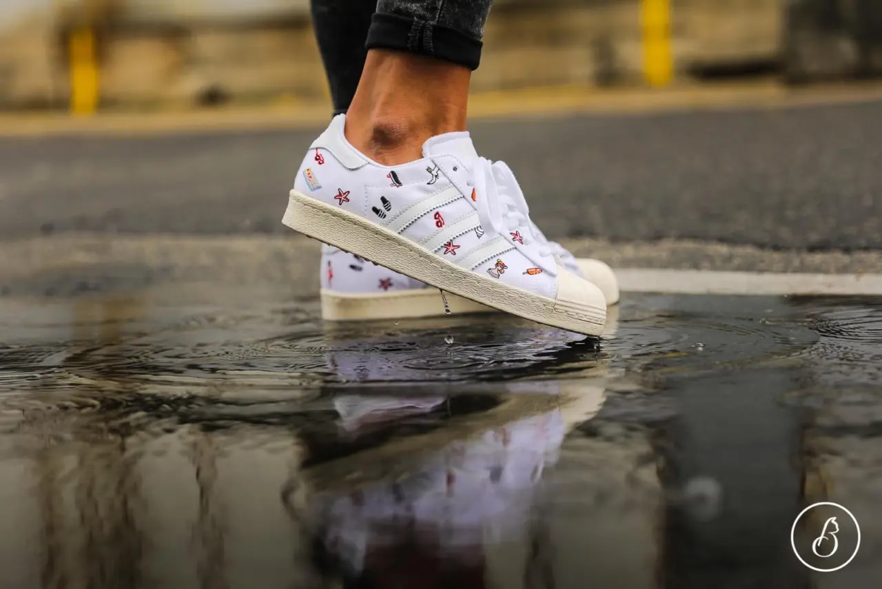 Giày Adidas Superstar 80S W 'Summer Beach' BZ0650 — ảnh 4