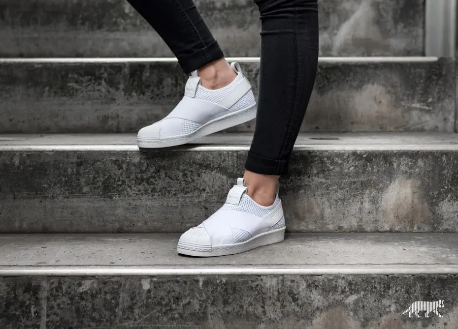 Giày Adidas Superstar Slip On 'Core White' S81338 — ảnh 3