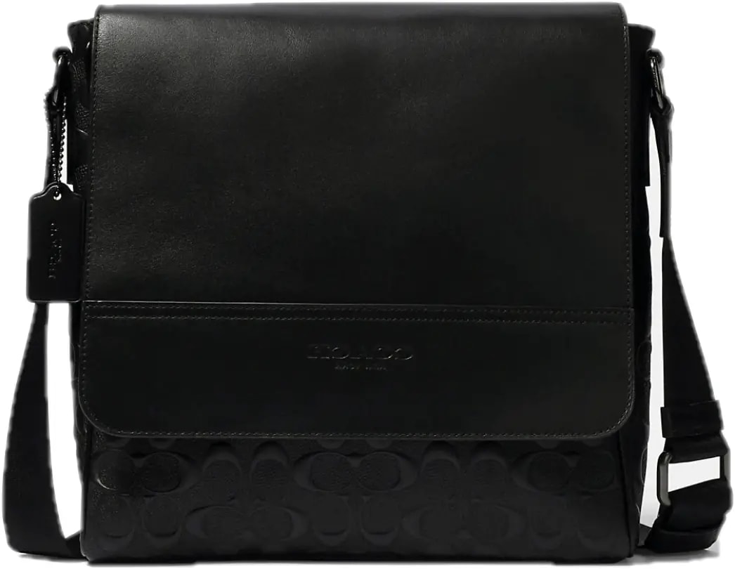 Túi Coach Houston Map Bag In Signature 'Black' 4006-QB