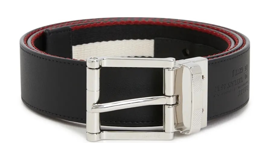 Thắt Lưng Bally Double Sided Casual 'Black White' TAYLAN-35-M-60 — ảnh 2