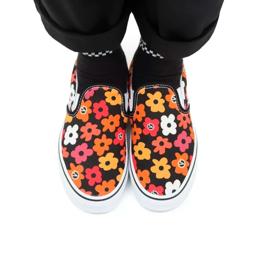 Giày Vans Classic Slip-On 'Flower' VN0A3UT7BML — ảnh 3