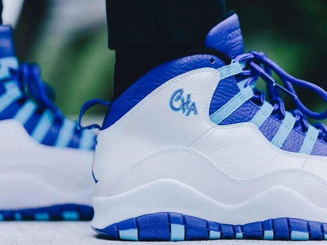 Giày Nike Air Jordan 10 Retro 'Charlotte Hornets' 310806-107 — ảnh 5