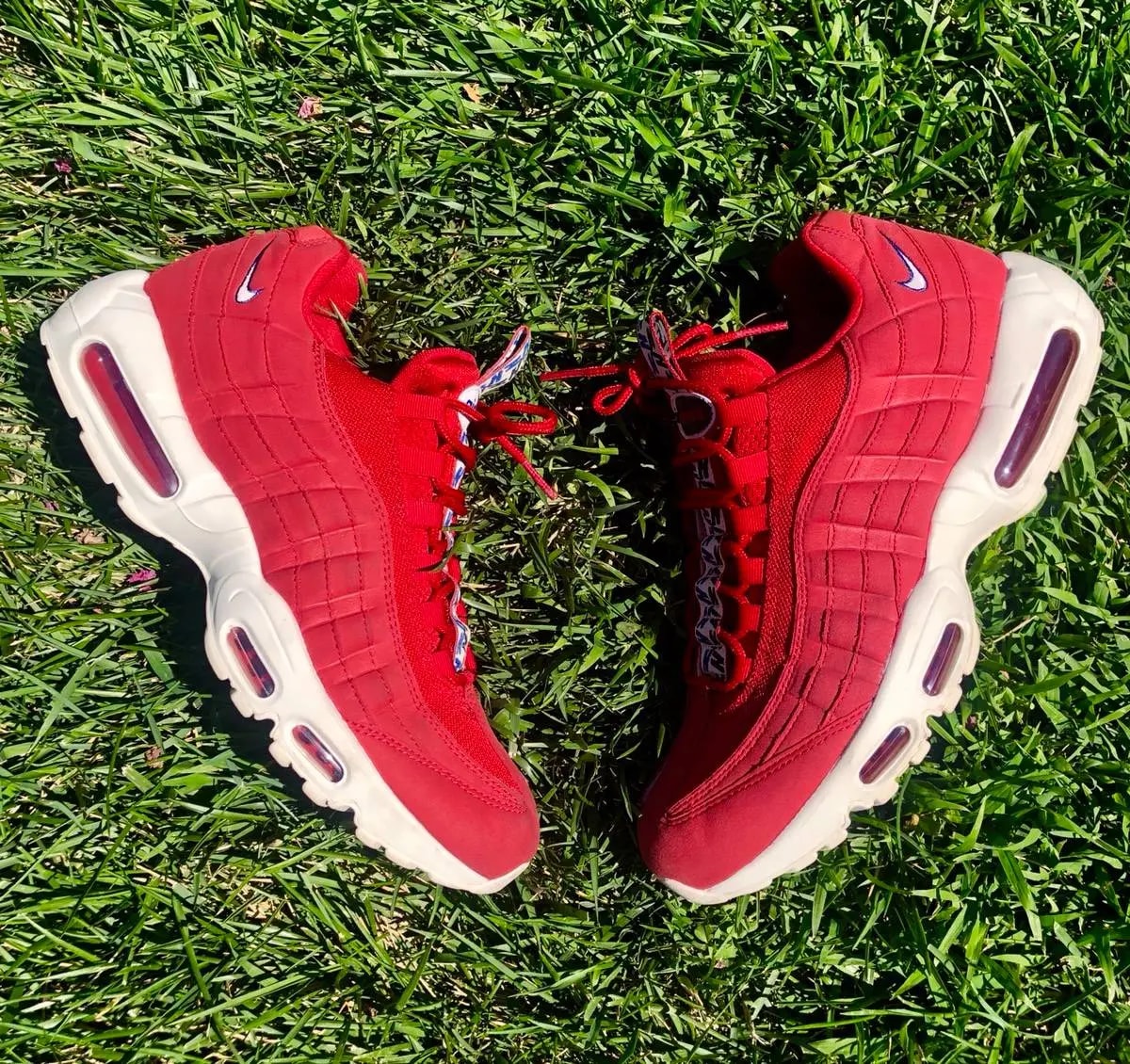 Giày Nike Air Max 95 TT Pull Tab 'Gym Red' AJ1844-600 — ảnh 3