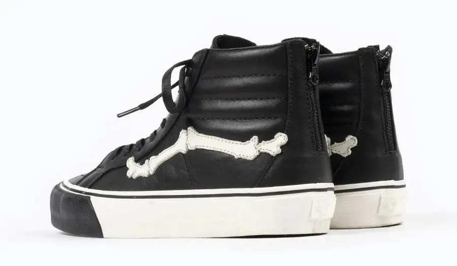 Giày Vans Sk8-Hi Reissue Zip LX Blends Bones 'Black White' VN0000SPA17 — ảnh 4