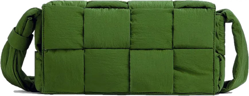 Túi Bottega Veneta Padded Tech Cassette 'Avocado' 628951VBO813139