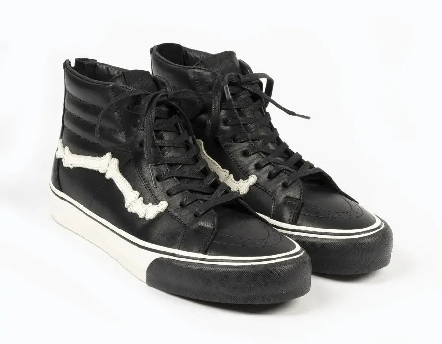 Giày Vans Sk8-Hi Reissue Zip LX Blends Bones 'Black White' VN0000SPA17 — ảnh 3