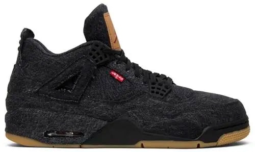 Giày Nike Levi's x Air Jordan 4 Retro 'Black Denim' AO2571-001 — tieu-de: 40