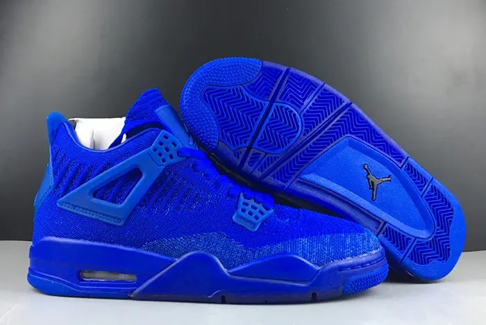 Giày Nike Air Jordan 4 Flyknit 'Hyper Royal' AQ3559-400 — ảnh 4