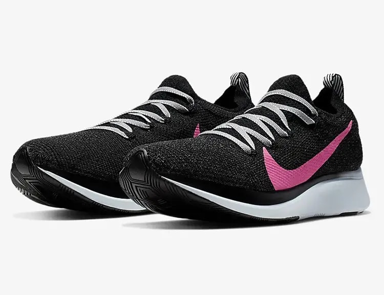 Giày Nike Wmns Zoom Fly Flyknit 'Black Hyper Pink' AR4562-002 — ảnh 3