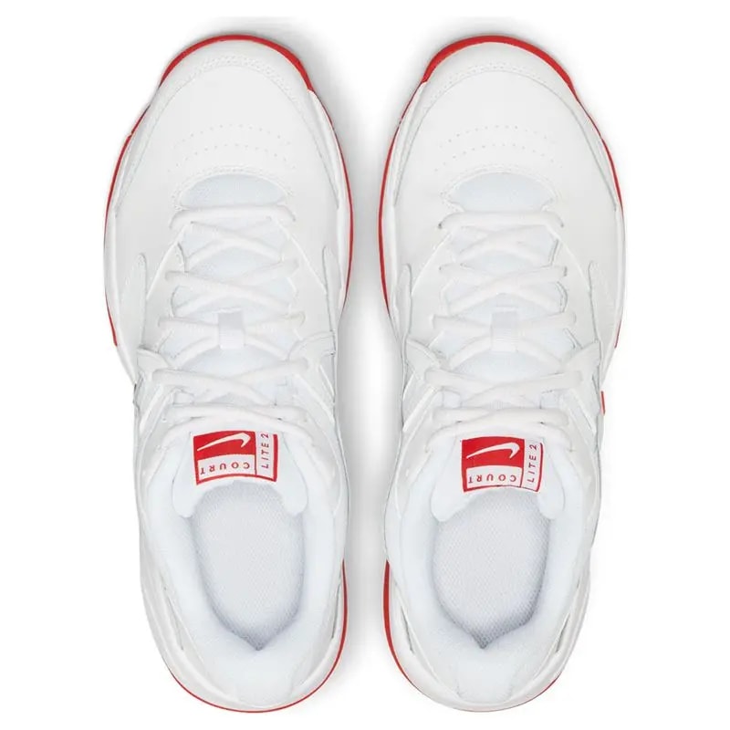 Giày Tennis Nike Court Lite 'White University Red' AR8836-177 — ảnh 2