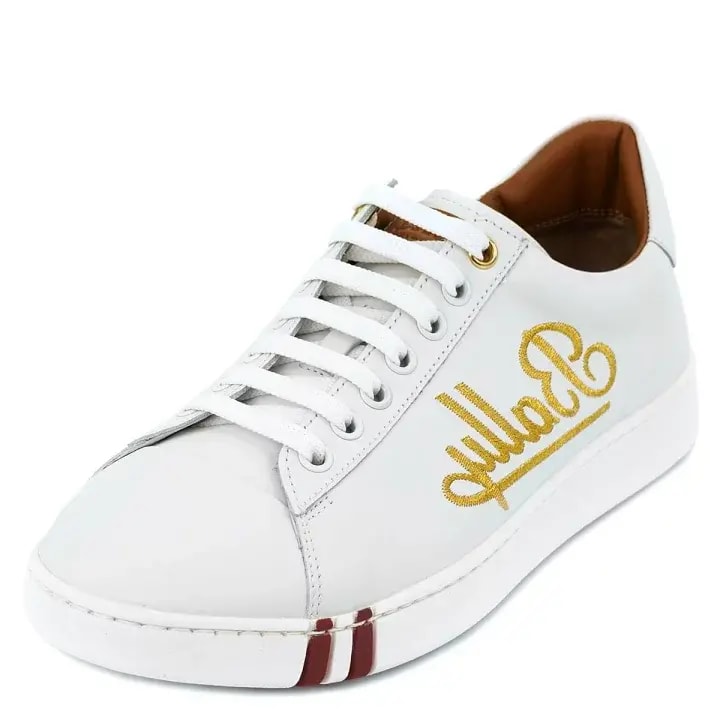 Giày Bally Men's White Winston Leather Sneakers 'White' 6221328 — ảnh 5
