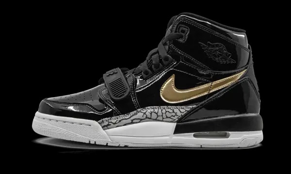 Giày Nike Jordan Legacy 312 GS 'Black Metallic Gold' AT4040-007 — ảnh 3