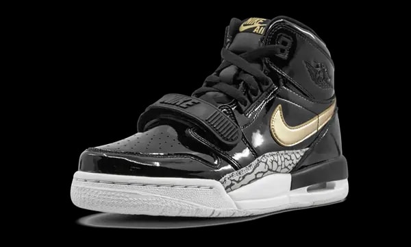 Giày Nike Jordan Legacy 312 GS 'Black Metallic Gold' AT4040-007 — ảnh 5