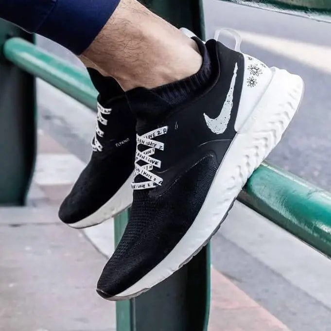 Giày Nike Nathan Bell x Odyssey React Flyknit 2 'Doodles' AT9979-010 — ảnh 2
