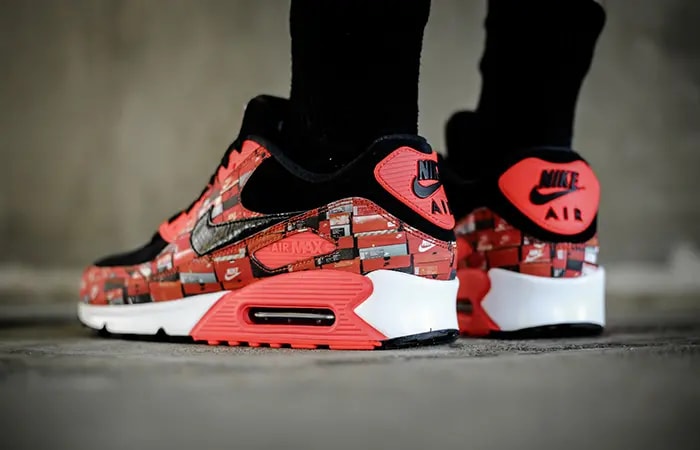 Giày Nike Atmos x Air Max 90 Print 'We Love Nike'  AQ0926-001 — ảnh 2
