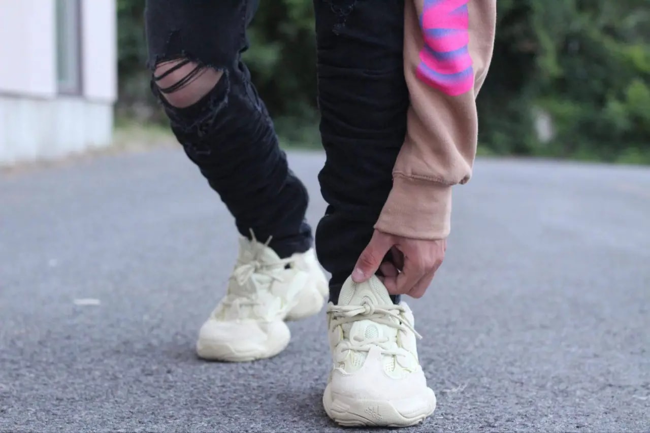 Giày Adidas Yeezy 500 'Super Moon Yellow' DB2966 — ảnh 3