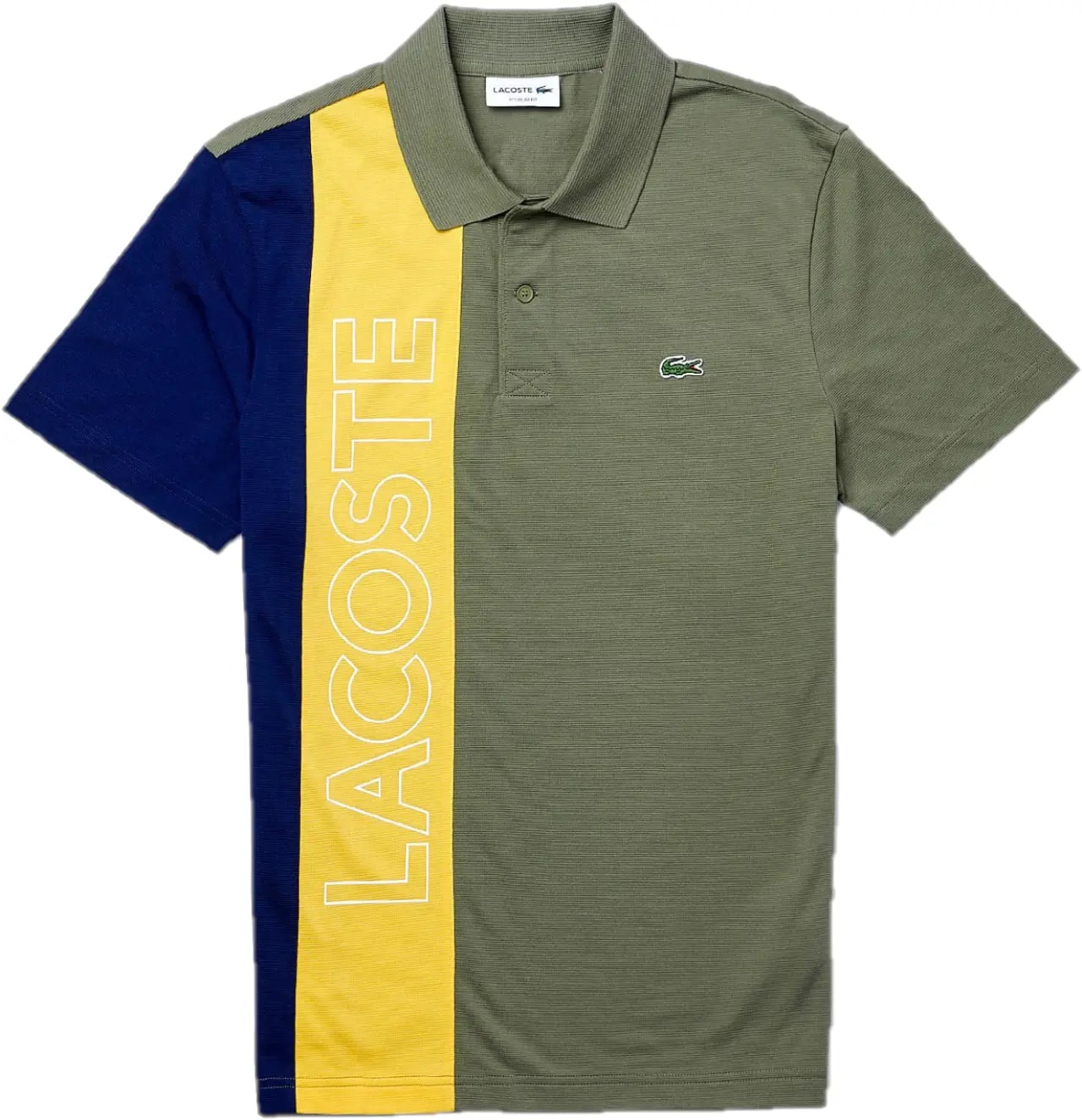 Áo Lacoste Men's Ultra-Light Color Matching Knitted Polo YH9852-51G-XHR — kich-thuoc: S