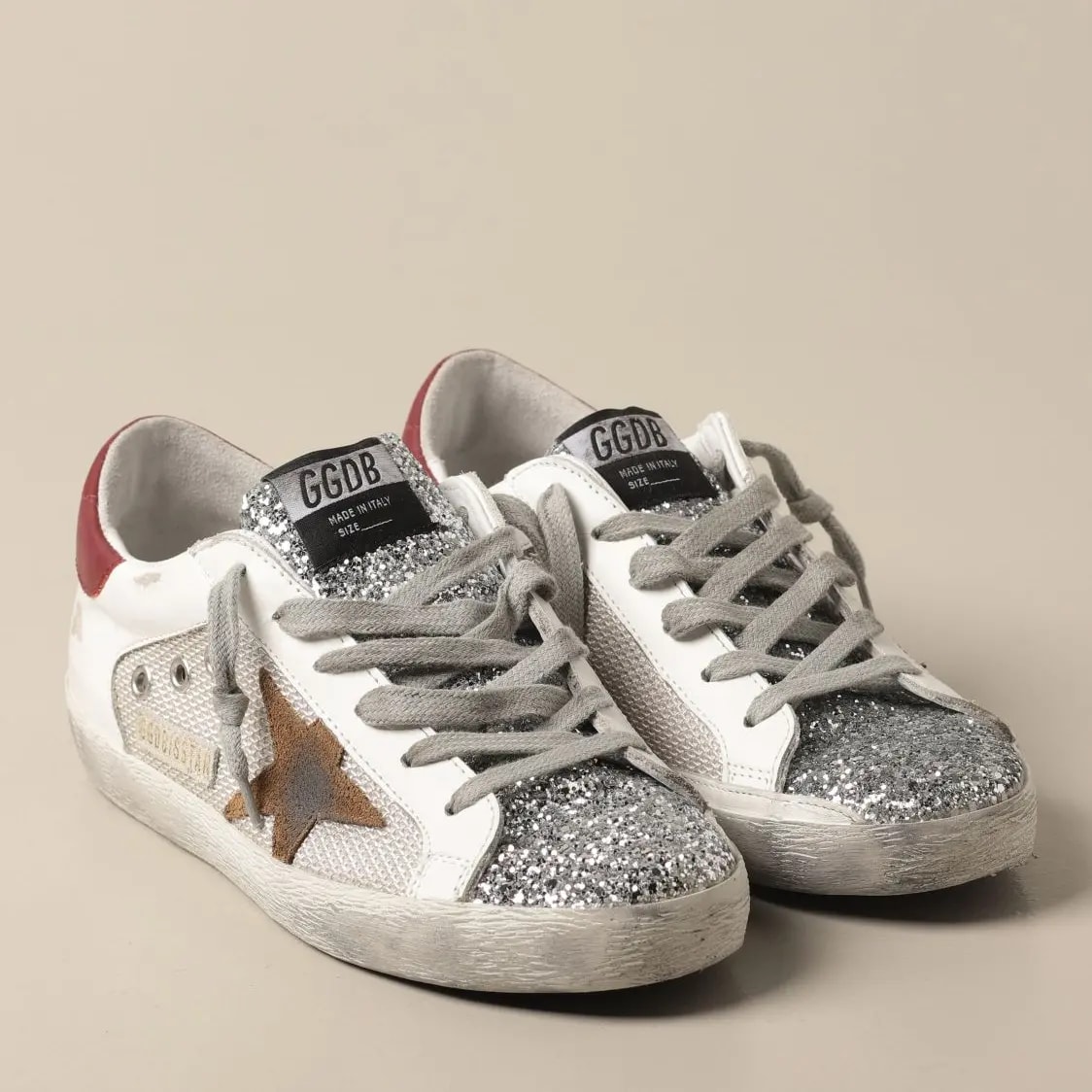 Giày Golden Goose Superstar Leather 'Silver White' GWF00103-F000156-80188 — ảnh 3