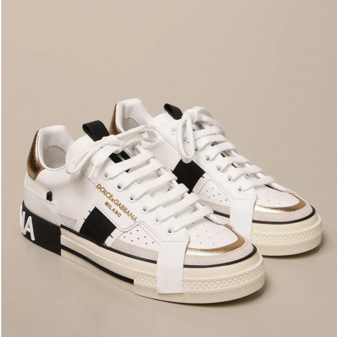 Giày Dolce &amp; Gabbana Calfskin 2.0 Custom White CS1863-AO222-8B996 — ảnh 4