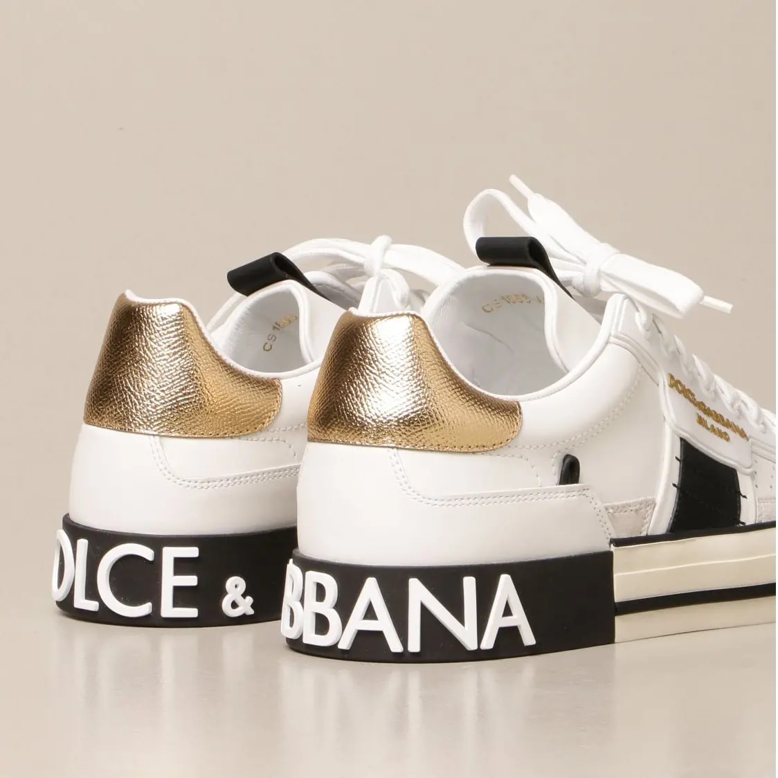 Giày Dolce &amp; Gabbana Calfskin 2.0 Custom White CS1863-AO222-8B996 — ảnh 3