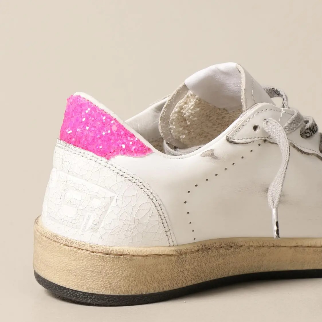Giày Golden Goose Ballstar White Pink GWF00117-F001034-10475 — ảnh 4