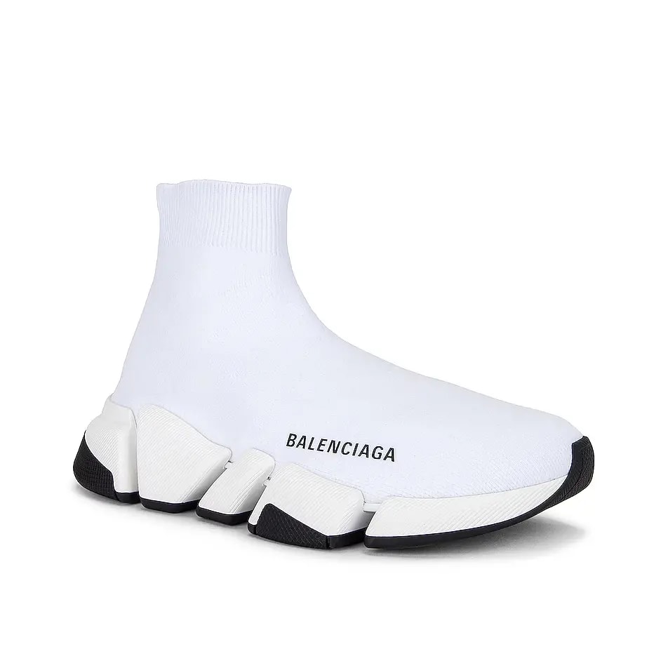 Giày Balenciaga Speed 2 Snearkers In White 617196 W1702 9014 — ảnh 2
