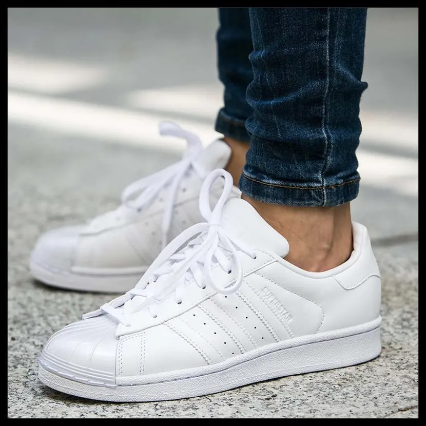 Giày Adidas Superstar White Glossy Toe 'White' BB0683 — ảnh 3