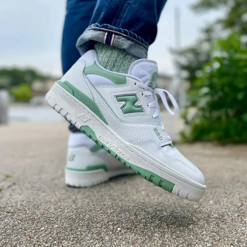 Giày New Balance 550 'White Mint Green' BB550FS1 — ảnh 2