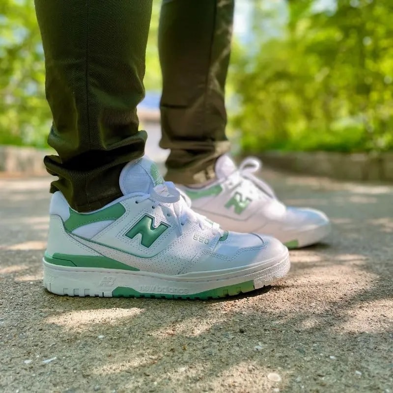 Giày New Balance 550 'White Mint Green' BB550FS1 — ảnh 4