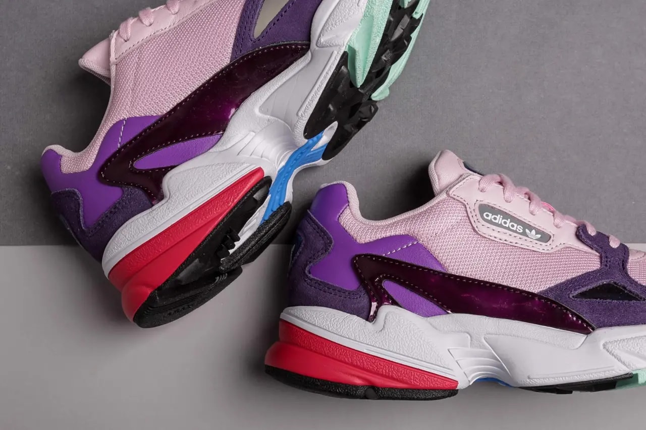 Giày Adidas Wmns Falcon 'Clear Pink Purple' BD7825 — ảnh 4