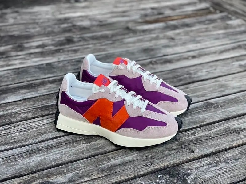 Giày New Balance Size? x 327 'Purple Orange' MS327ZS1 — ảnh 4