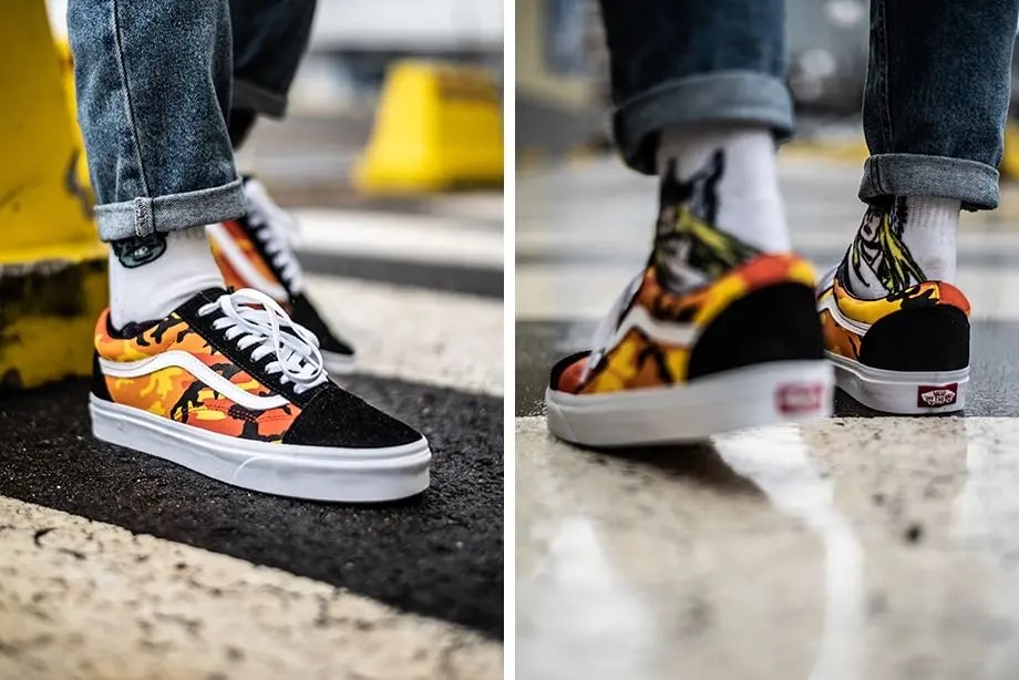 Giày Vans Old Skool 'Pop Camo Orange' VN0A38G1RK3 — ảnh 2