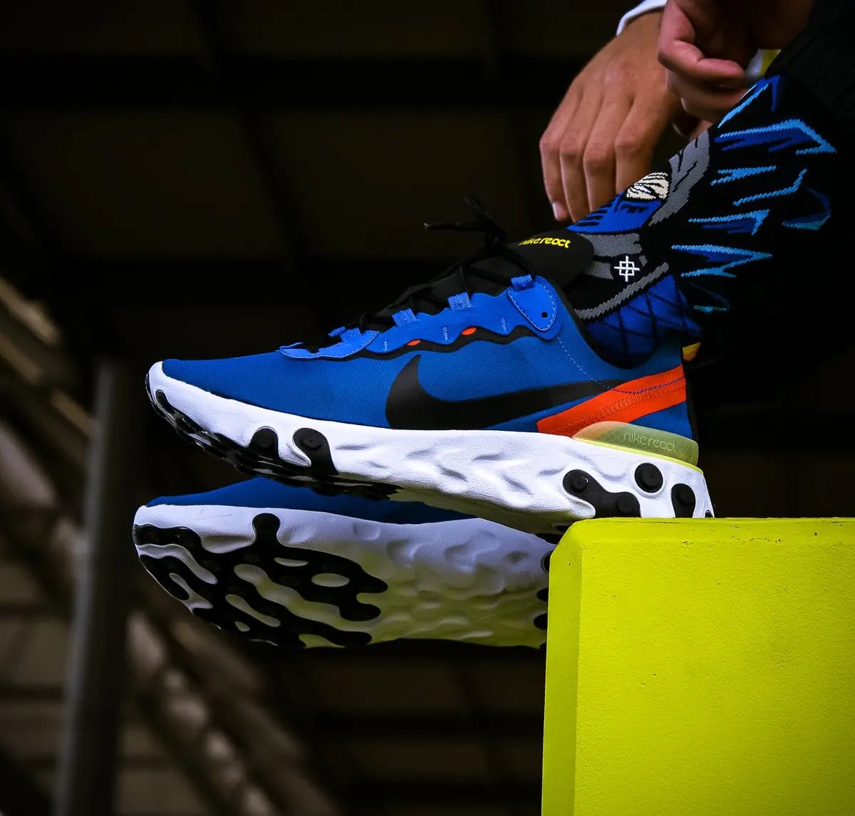 Giày Nike React Element 55 'Game Royal' BQ6166-403 — ảnh 3