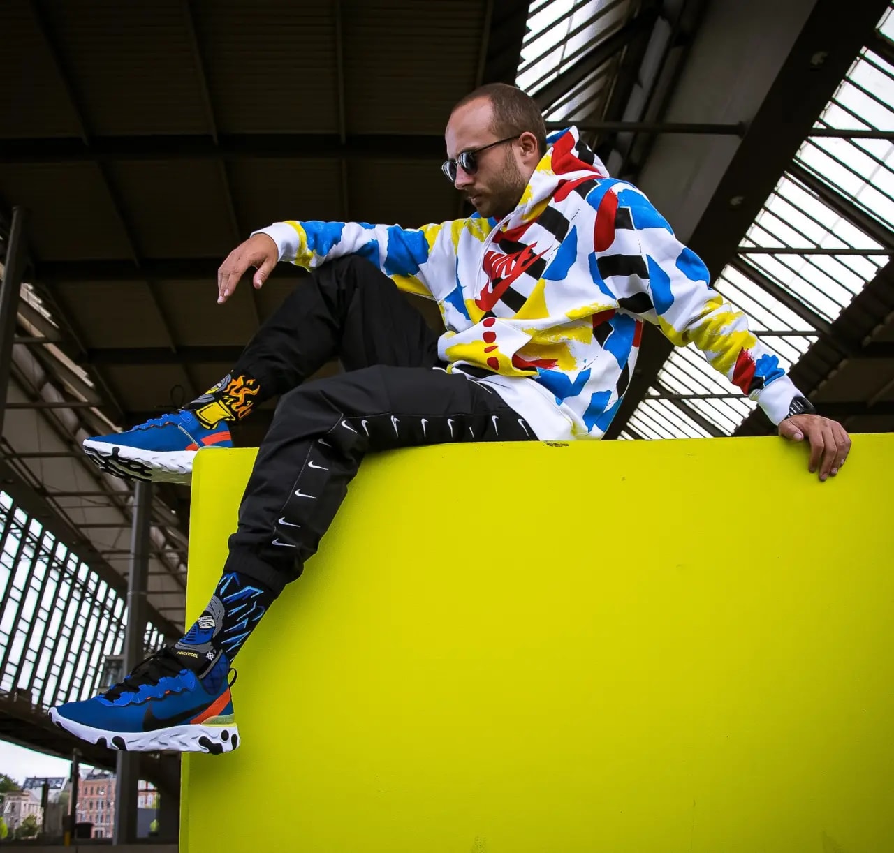 Giày Nike React Element 55 'Game Royal' BQ6166-403 — ảnh 2
