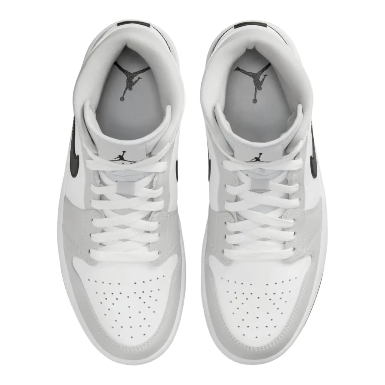 Giày Nike Wmns Air Jordan 1 Mid 'Light Smoke Grey' BQ6472-015 — ảnh 5