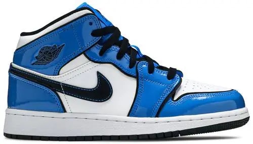 Giày Nike Air Jordan 1 Mid SE GS 'Signal Blue' BQ6931-402 — kich-thuoc: lien-he-order