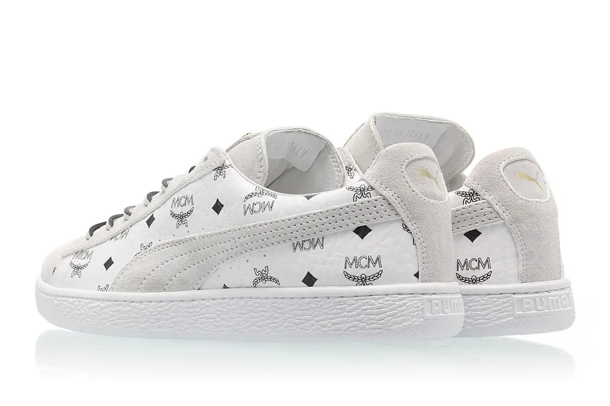 Giày Puma MCM x Suede 'Whisper White' 366299-02 — ảnh 3