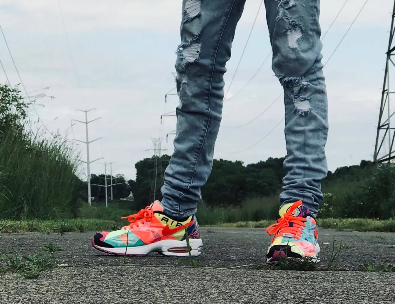Giày Nike Atmos x Air Max 2 Light QS 'Logos' BV7406-001 — ảnh 3