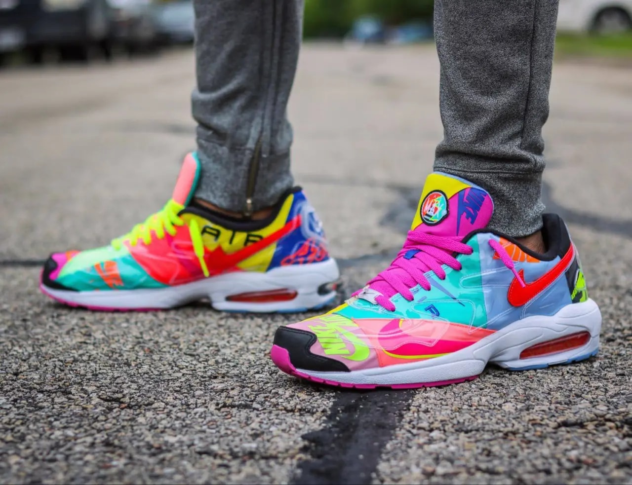 Giày Nike Atmos x Air Max 2 Light QS 'Logos' BV7406-001 — ảnh 4
