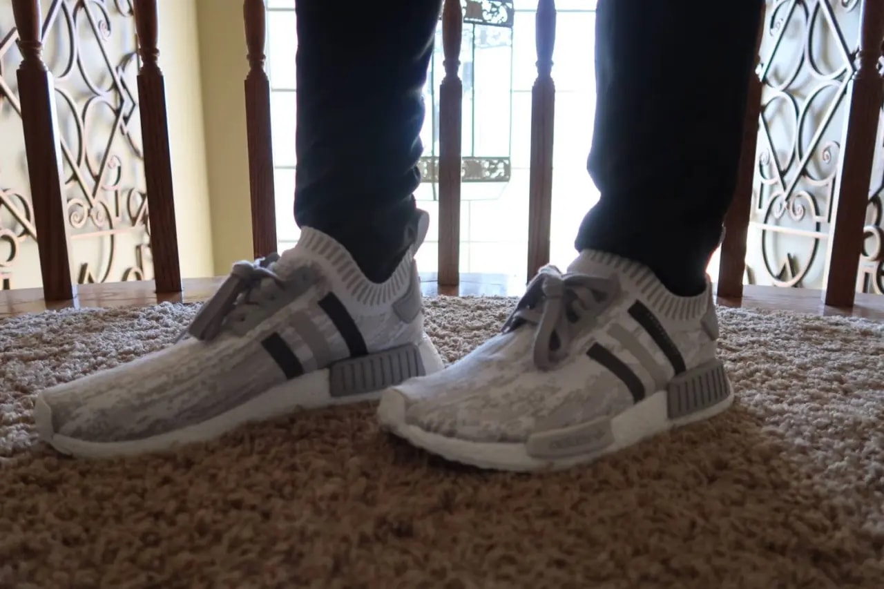 Giày Adidas Wmns NMD R1 Primeknit 'Grey Glitch Camo BY9865 — ảnh 4
