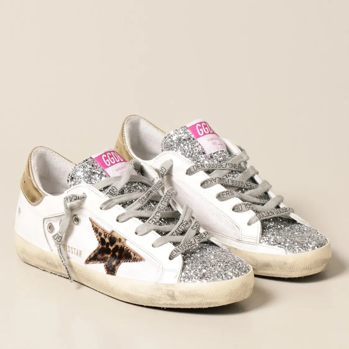 Giày Golden Goose Wmns Superstar 'Glitter White Pink' GWF00103-F001018-10470 — ảnh 2