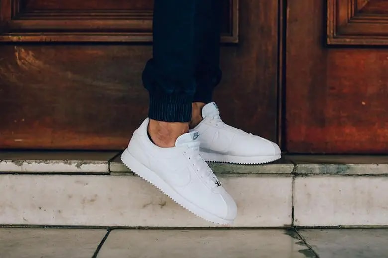 Giày Nike Cortez Basic Leather 'White' 819719-110 — ảnh 4