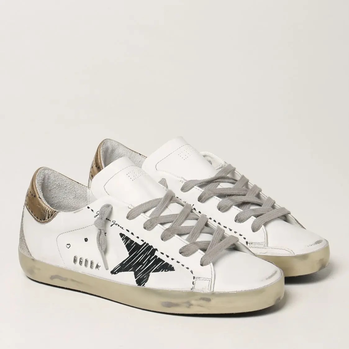 Giày Golden Goose Super Star White GWF00102-F002028-10750 — ảnh 2