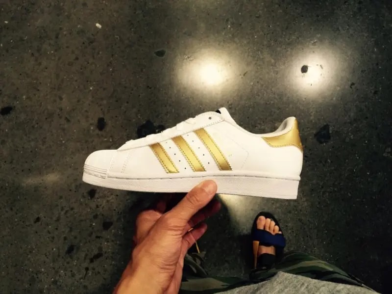 Giày Adidas Superstar 80 'Rose Gold' B39402 — ảnh 2