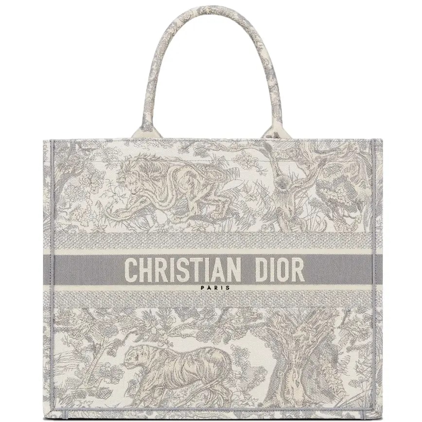 Túi Dior Large Book Tote 'Gray Toile De Jouy' M1286ZTDT-M932 — kich-thuoc: 42-x-35-x-18-5-cm