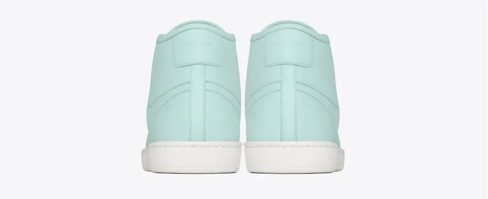 Giày Saint Laurent Court Classic SL39 Mid-Top Sneakers 'Mint' — ảnh 3