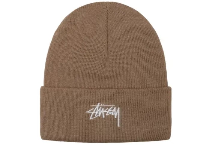Mũ Stussy x Our Legacy Work Shop Yin Yang Beanie 'Sandstone' — ảnh 2