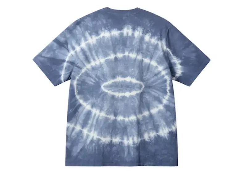 Áo Stussy x Dries Van Noten Tie Dye Tee 'Blue' — ảnh 5