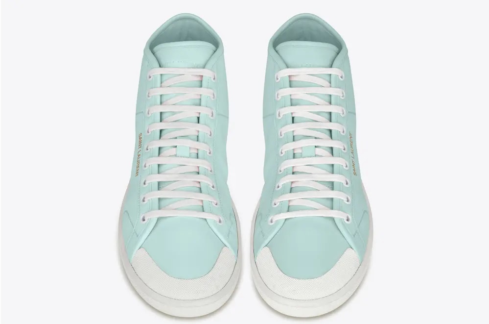 Giày Saint Laurent Court Classic SL39 Mid-Top Sneakers 'Mint' — ảnh 2